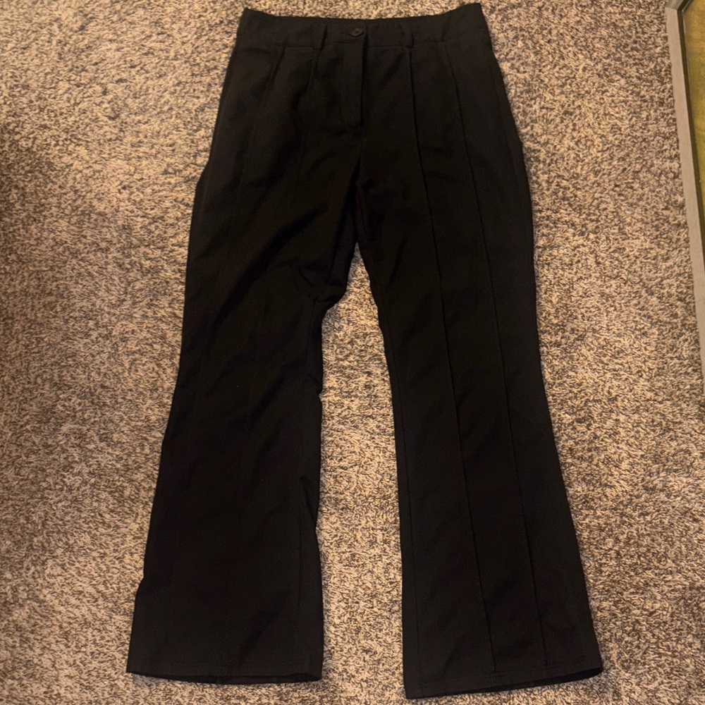 SHEIN Black Flare Pants